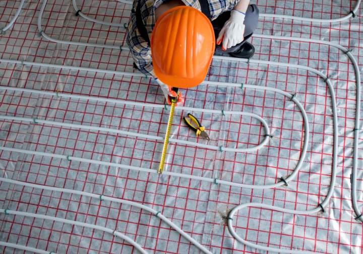 Installation plancher chauffant Villeneuve-d'Ascq